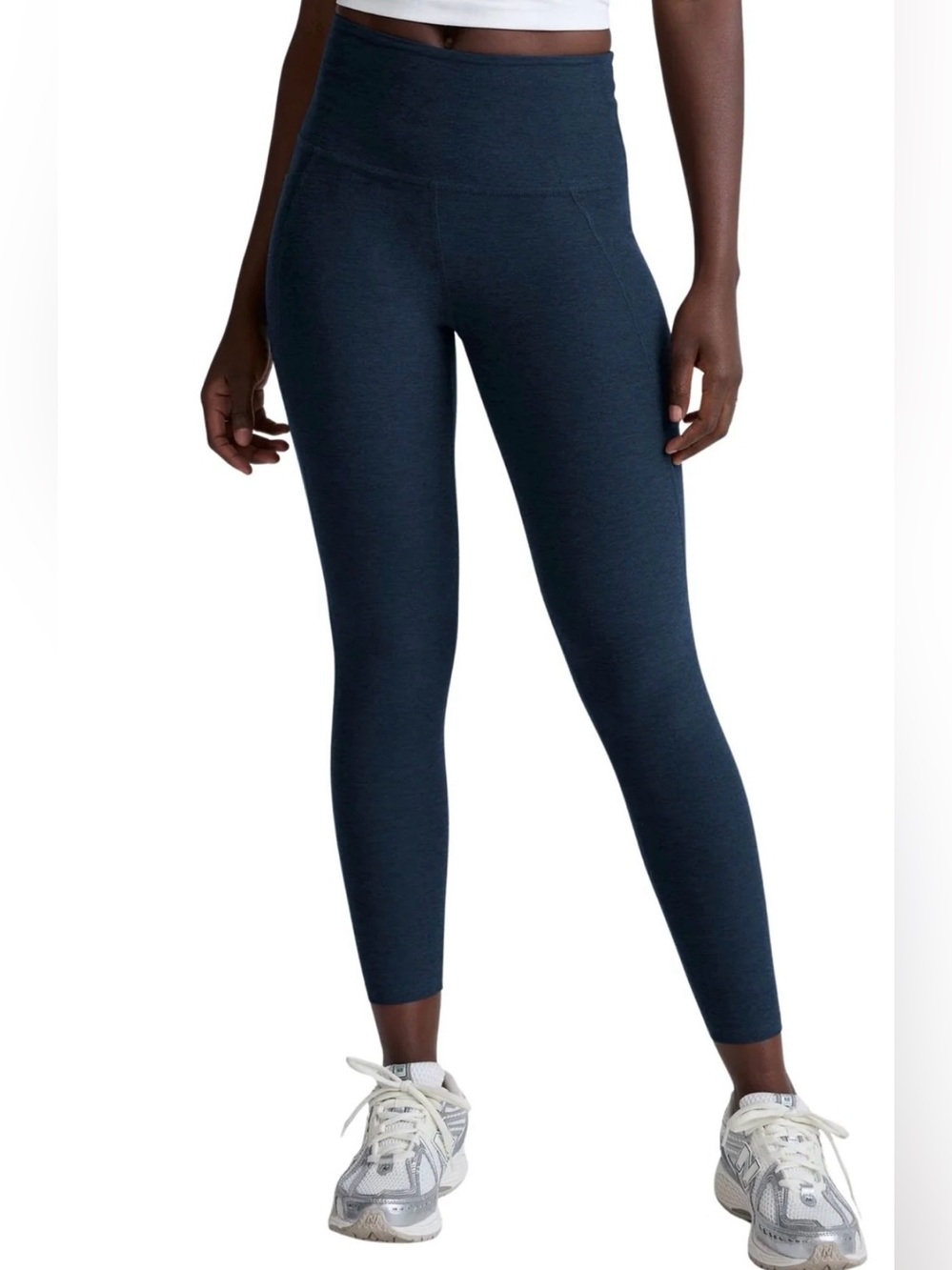 Beyond Yoga Spacedye High-Rise Navy Heather Leggings